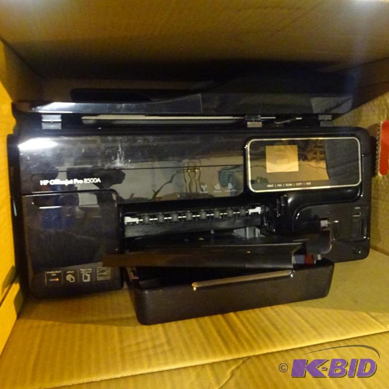 lot 33 image: HP office jet 8500A all in one. No power supp...