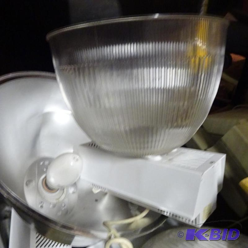 lot 70 image: 4 ceiling hanging lights. 277 volt...