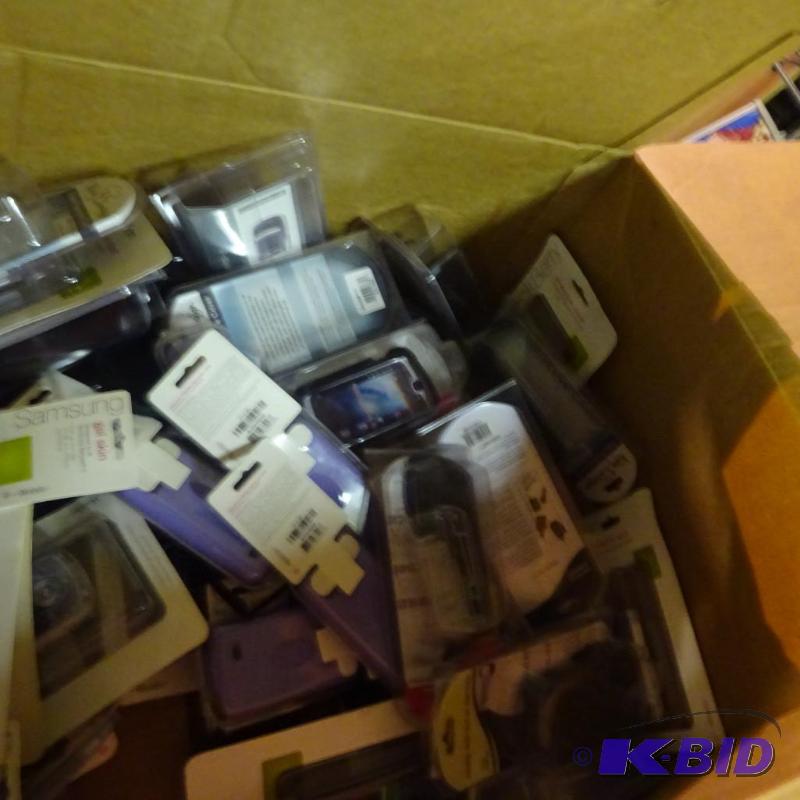 lot 75 image: Box of misc cell phne covers...