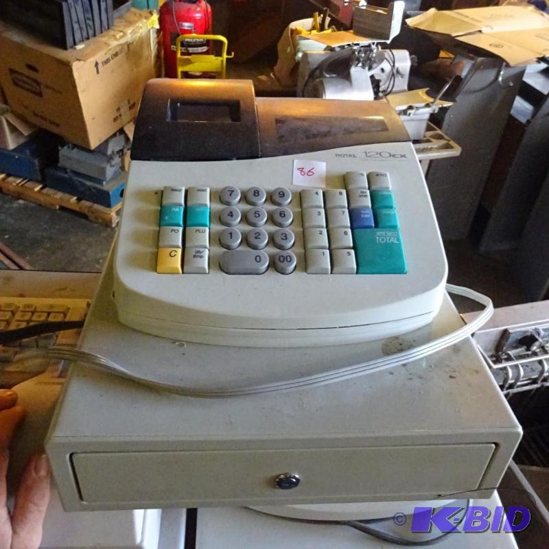 lot 86 image: Royal 120CX cash register...