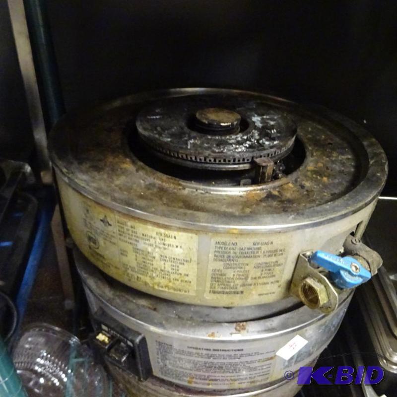 lot 93 image: 3 Rinnai model RER-55AS-N burners. Natutral g...