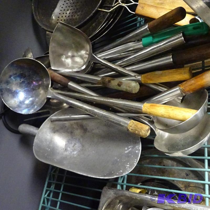 lot 99 image: Large cooking utensils...