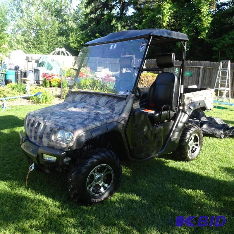 lot 1 image: 2011 CF motto 4 x 4. 2 seater. 90 actual mile...