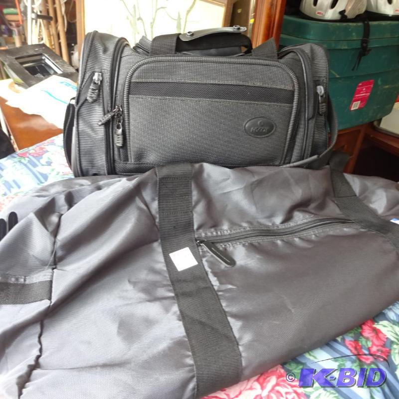 lot 158 image: Carry on bag. Large duffle bag...