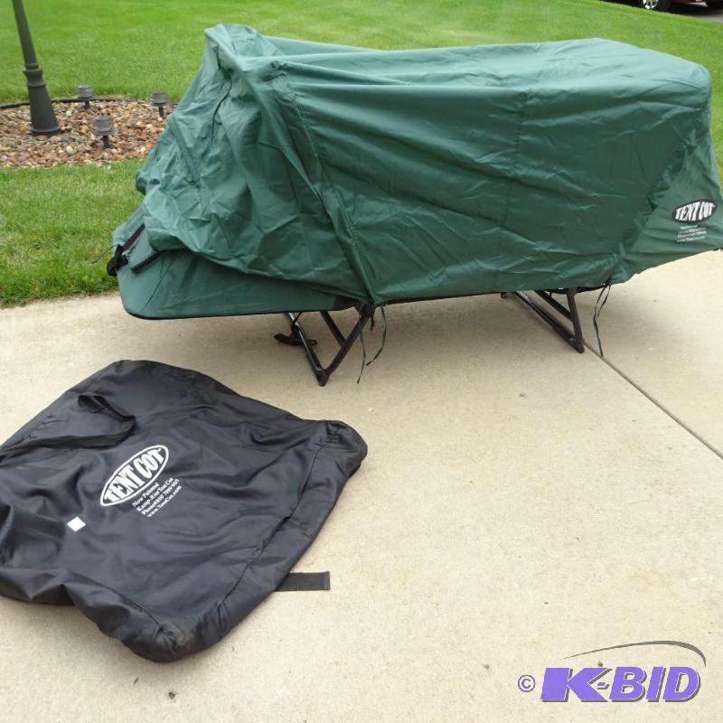 lot 171 image: tent cot . Like new. Rain proof...