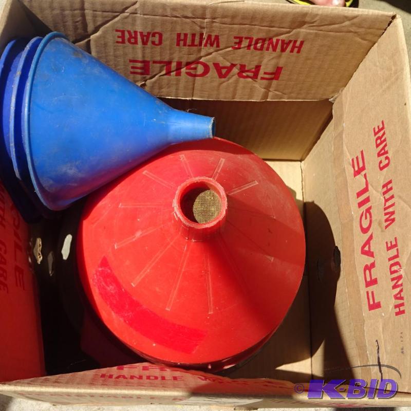 lot 183 image: Misc funnels....