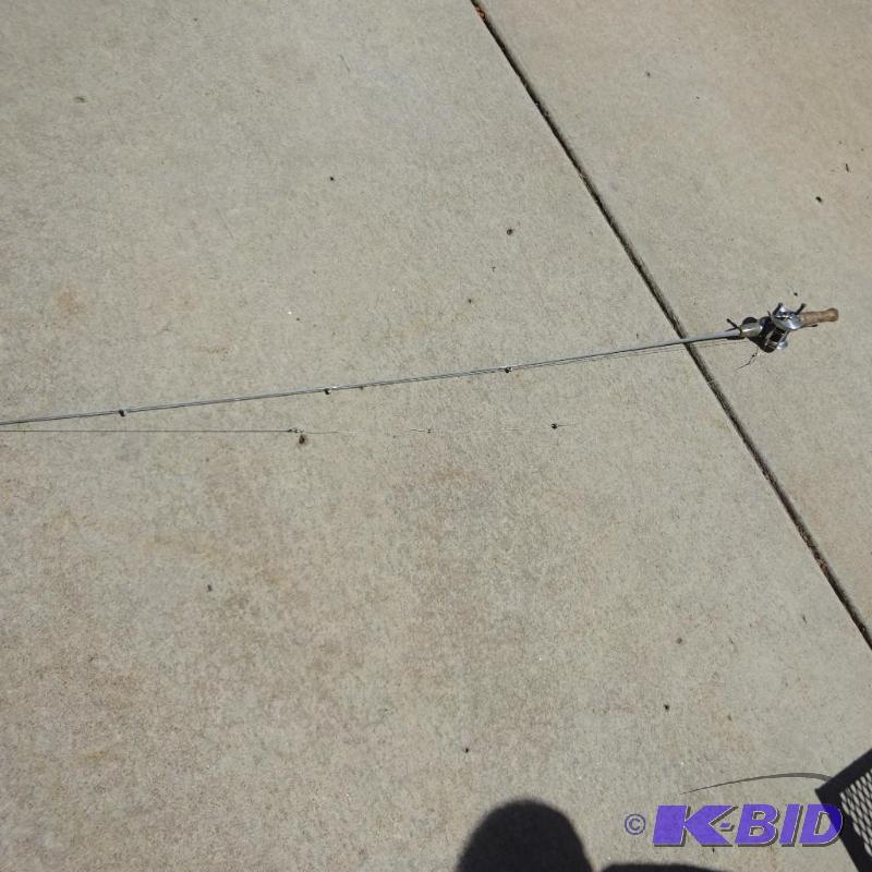 lot 204 image: Vintage fishing rodand reel. Mercury Bronson ...