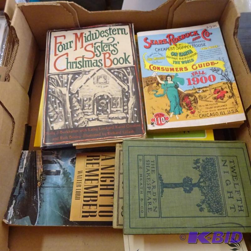 lot 228 image: misc. vintage books...