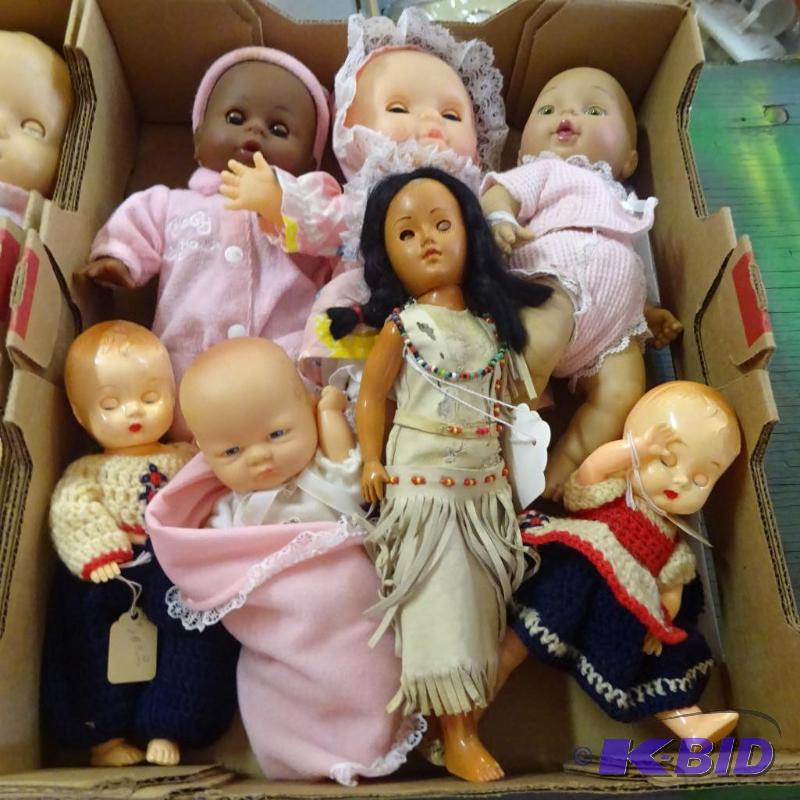 lot 235 image: misc. dolls...