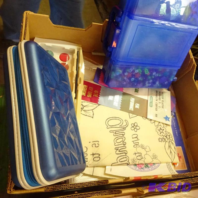 lot 245 image: misc craft items. Necklace kit...