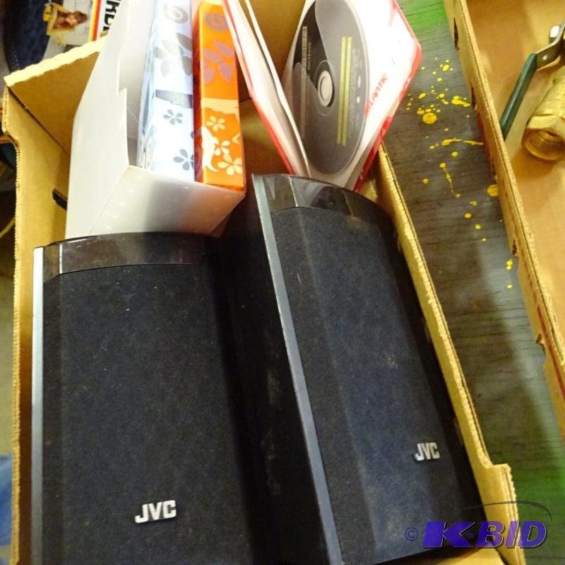 lot 270 image: JVC speakers. 3 CD holders...