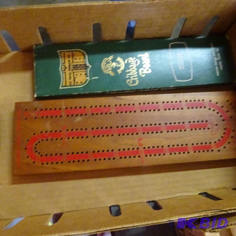 lot 290 image: 2 cribbage boards...
