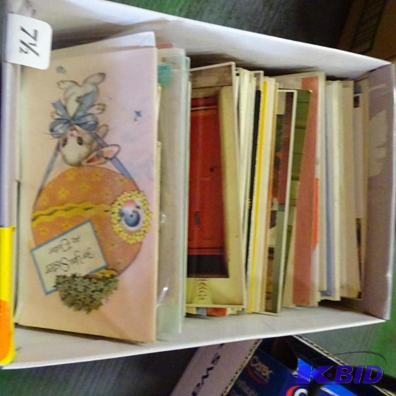lot 294 image: shoe box full of all occasion cards...