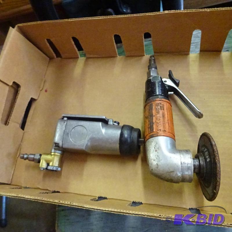 lot 334 image: 38 air butterfly impact. Myton air grinder...