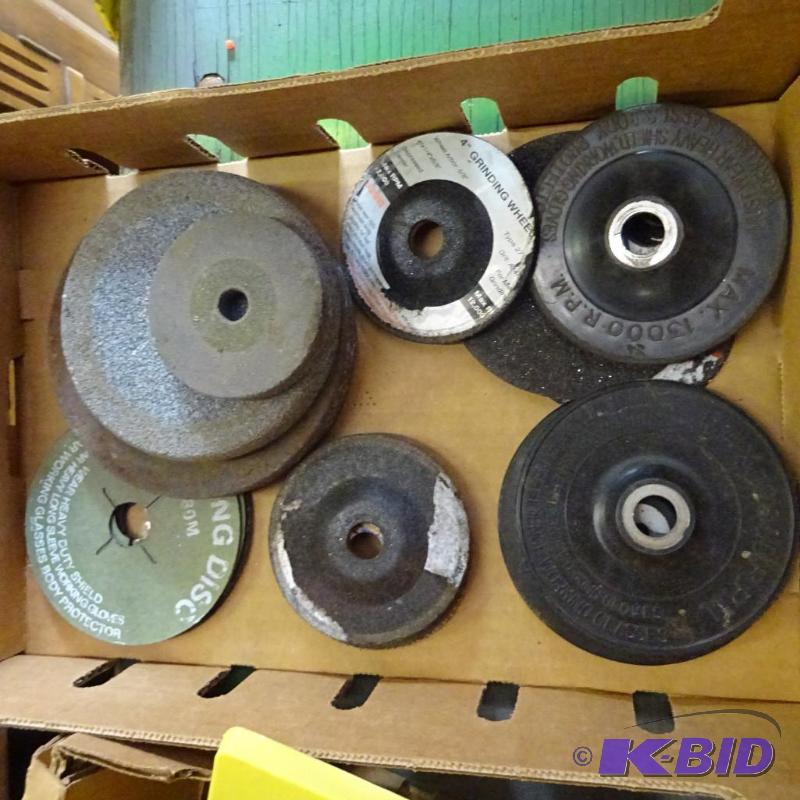lot 343 image: misc grinding wheels...