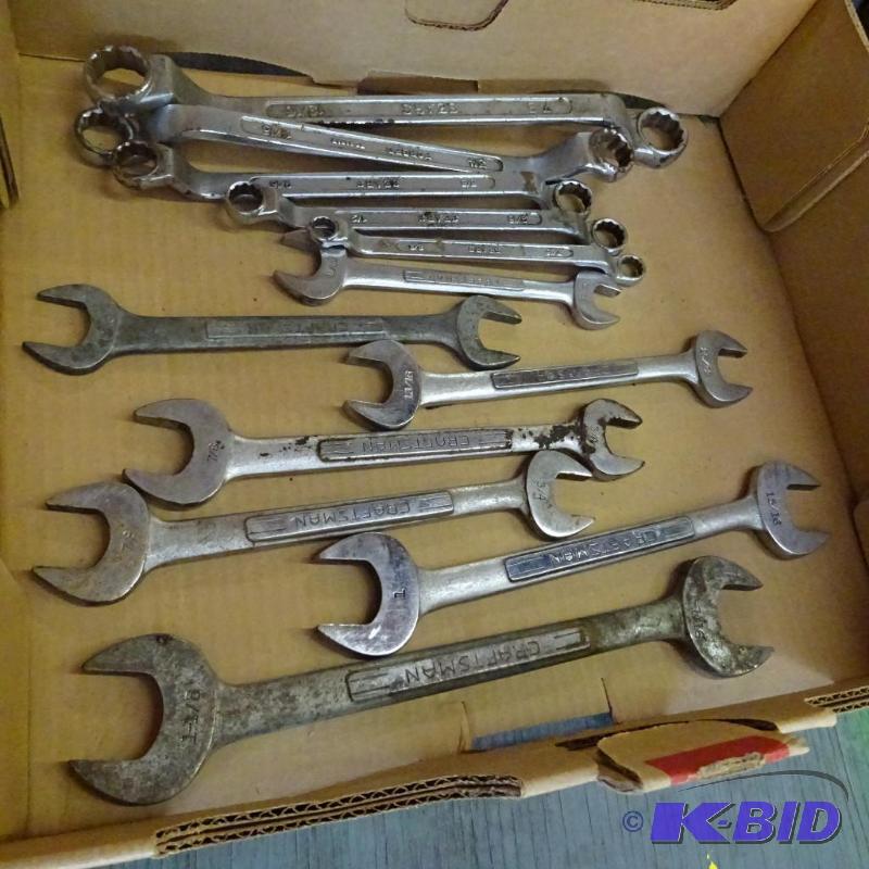 lot 360 image: sears and craftsman hand wrenches...