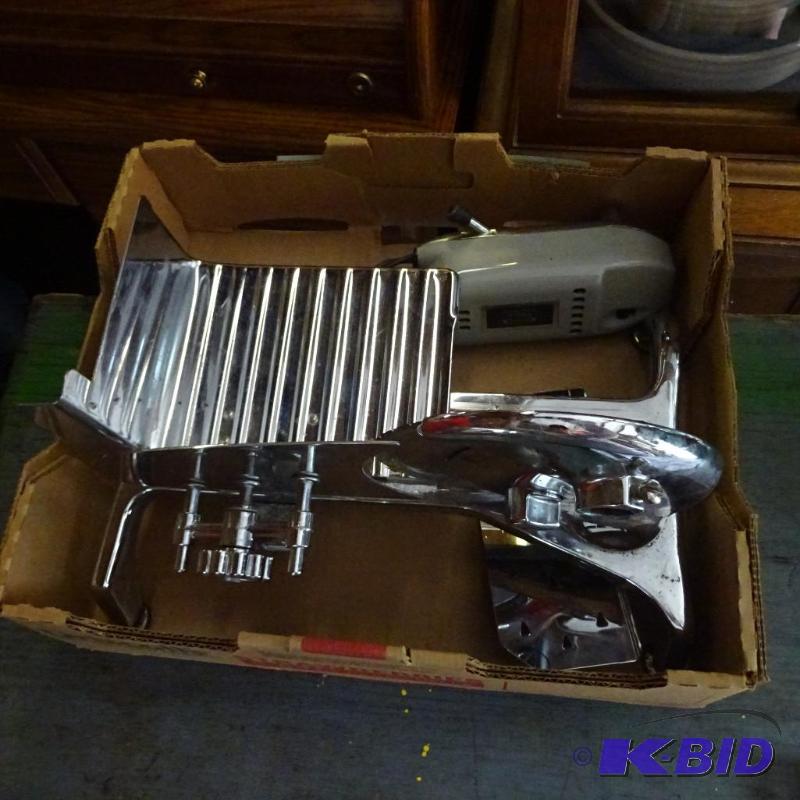 lot 370 image: rival electric meat slicer...
