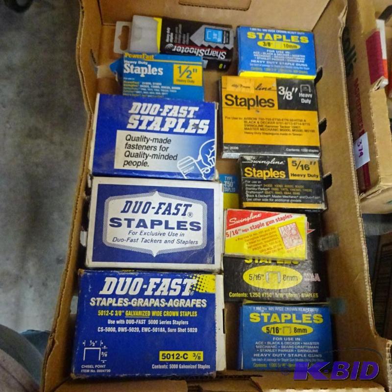 lot 380 image: misc hand stapler staples...
