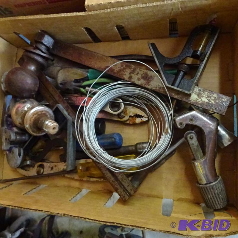 lot 387 image: misc tools and trailer balls...