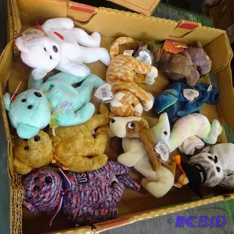 lot 391 image: 10 beanie babies...
