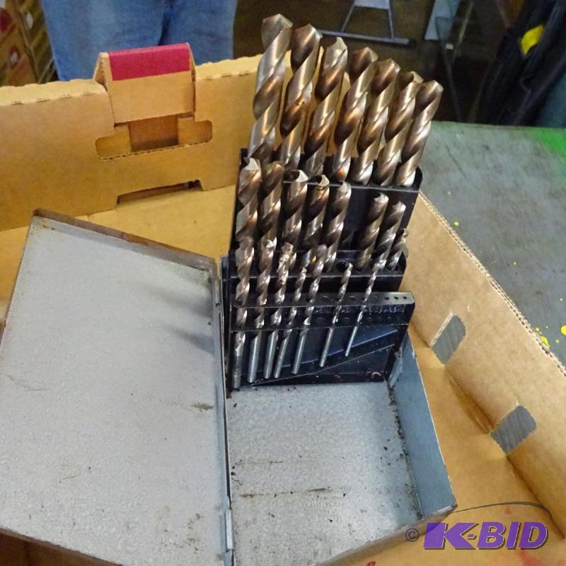 lot 413 image: highspeed drill bit set. Not complete...