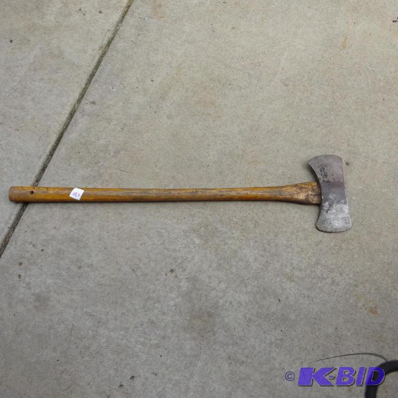 lot 424 image: double head axe...