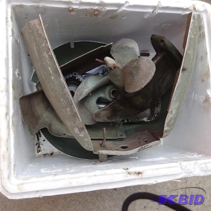 lot 432 image: outboard motor parts. Looks to be a majestic...