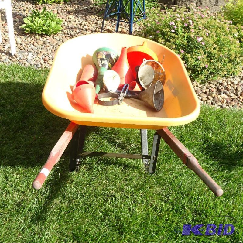 lot 44 image: True Temper Wheel borrow. Holes drilled n bot...