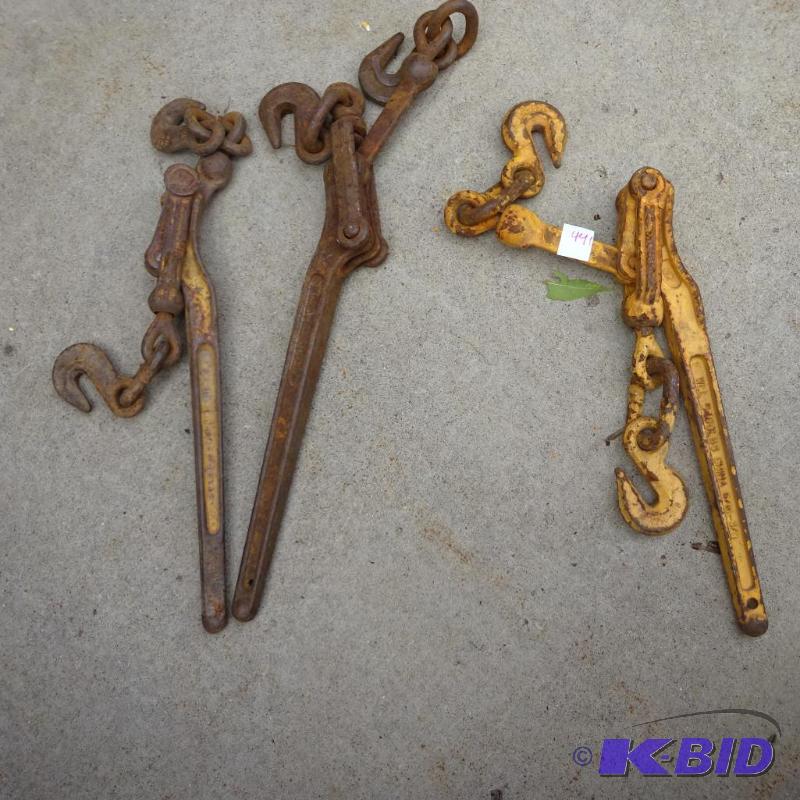 lot 441 image: 316 to 38 chain binders...