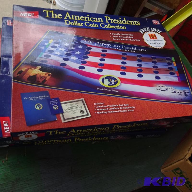 lot 476 image: American Presidents Dollar coin collection...