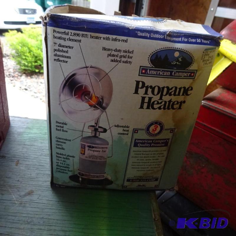 lot 481 image: American camper propane heater...
