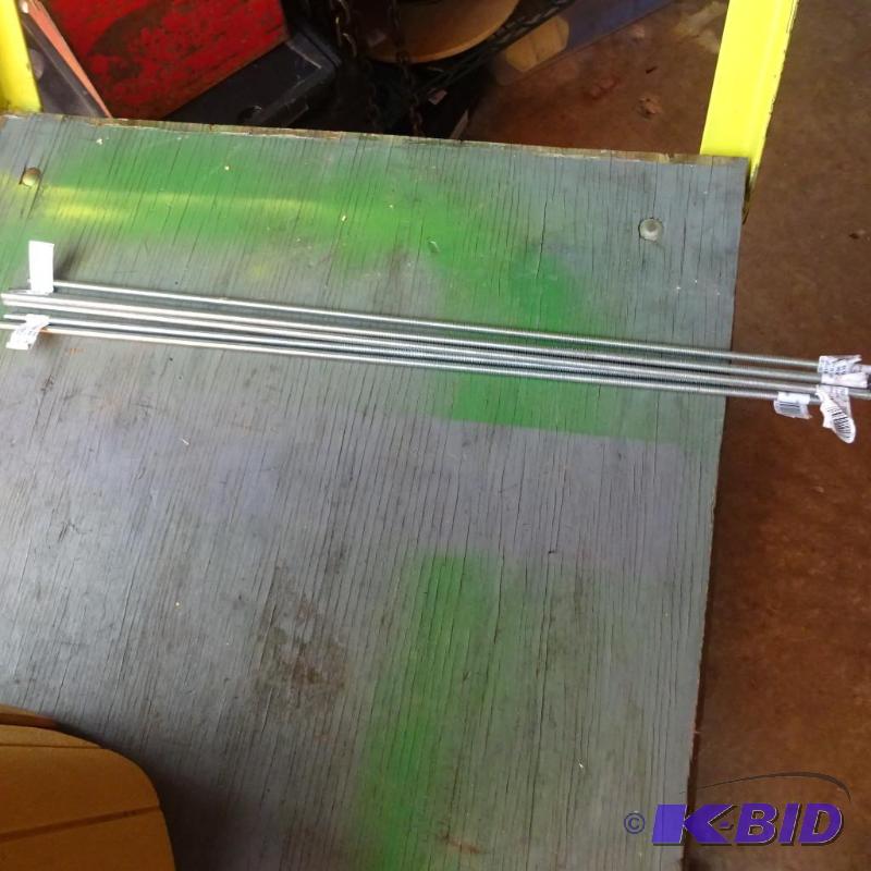 lot 483 image: 14x20 threaded rod...