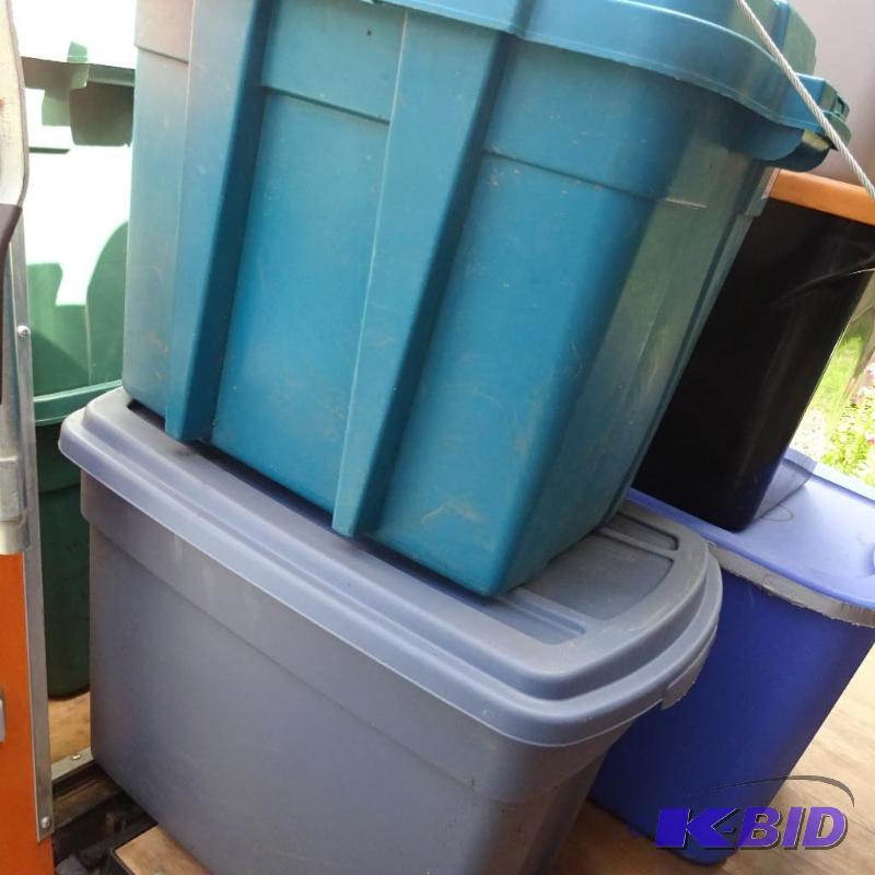 lot 491 image: 2 storage totes...