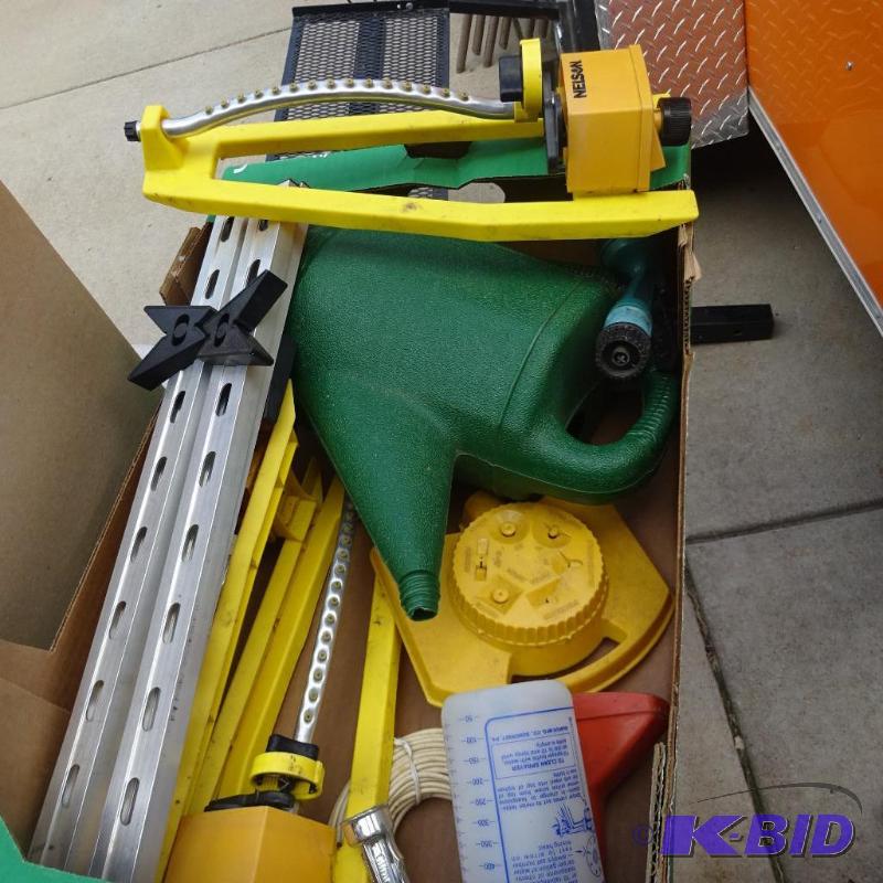 lot 500 image: misc sprinklers. Watering can. Garden sprayer...