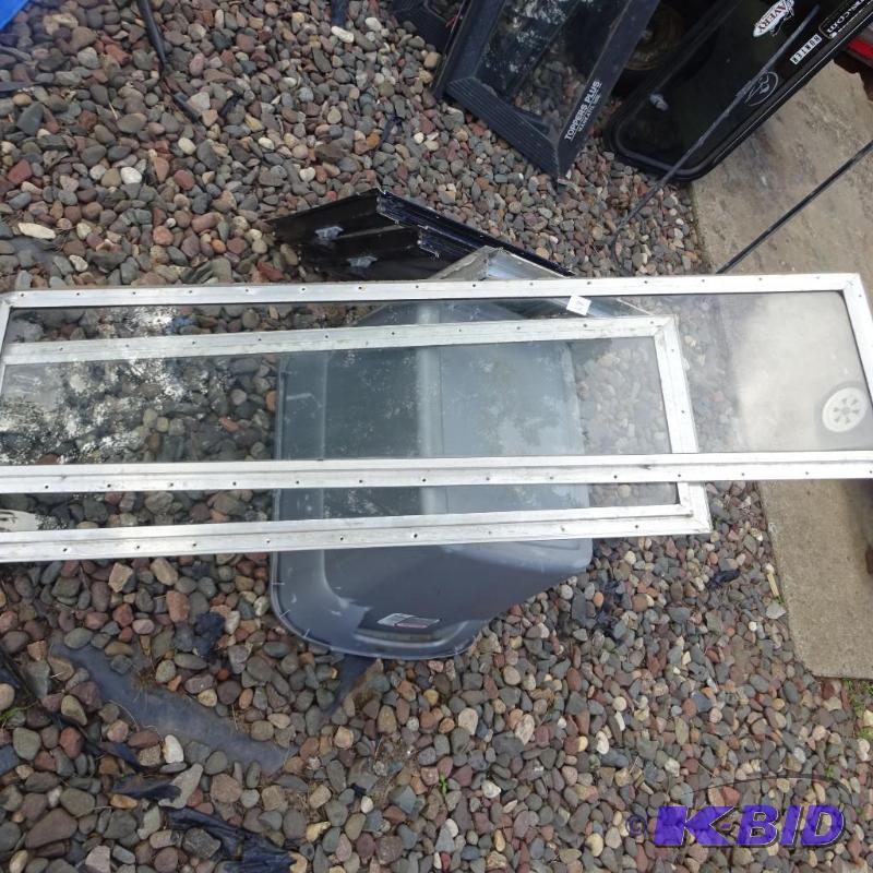 lot 67 image: 5 topper RV camper windows...