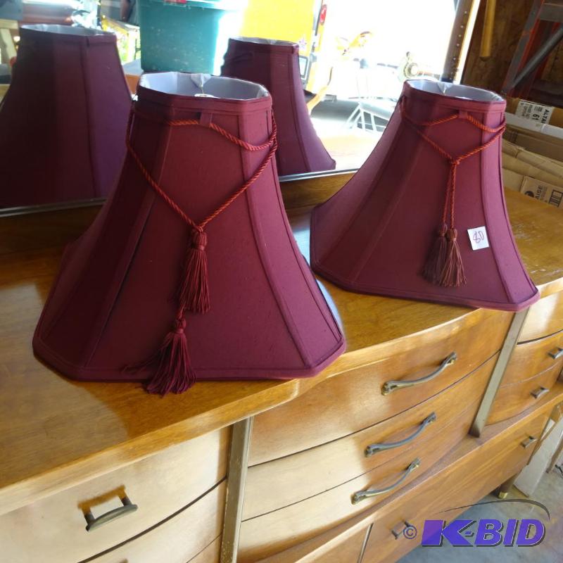 lot 80 image: 2 lampshades...