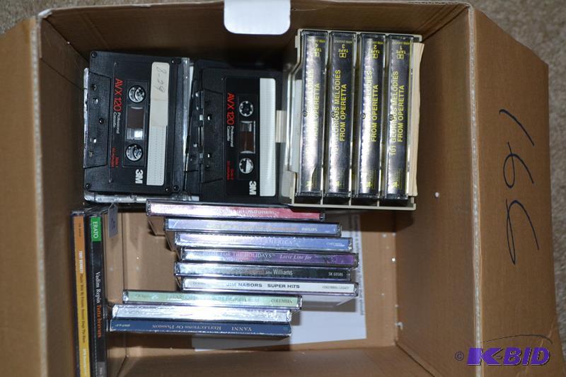 lot 166 image: Collection of Music CDs and tapes including...