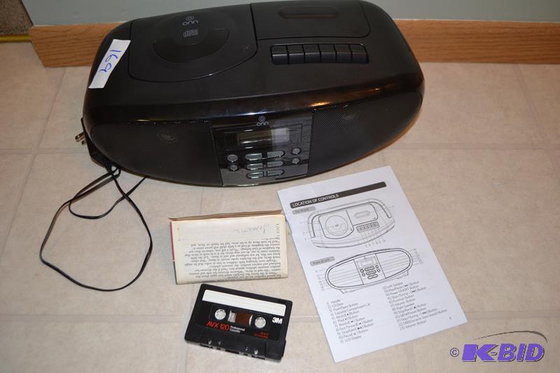 lot 169 image: Onn CDTape player ...
