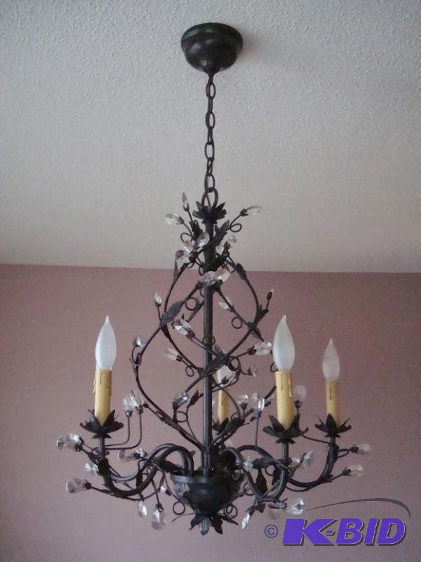 lot 180 image: Beautiful hanging light fixture please bring ...