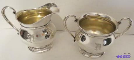 lot 45 image: Antique Wild Rose International Sterling Silv...