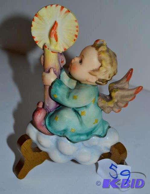 lot 59 image: M.J. Hummel Dixon Piece in display stand, Goe...