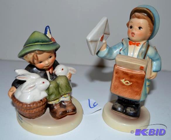 lot 60 image: M.J. Hummel figurines by Goebel W. Germany   ...
