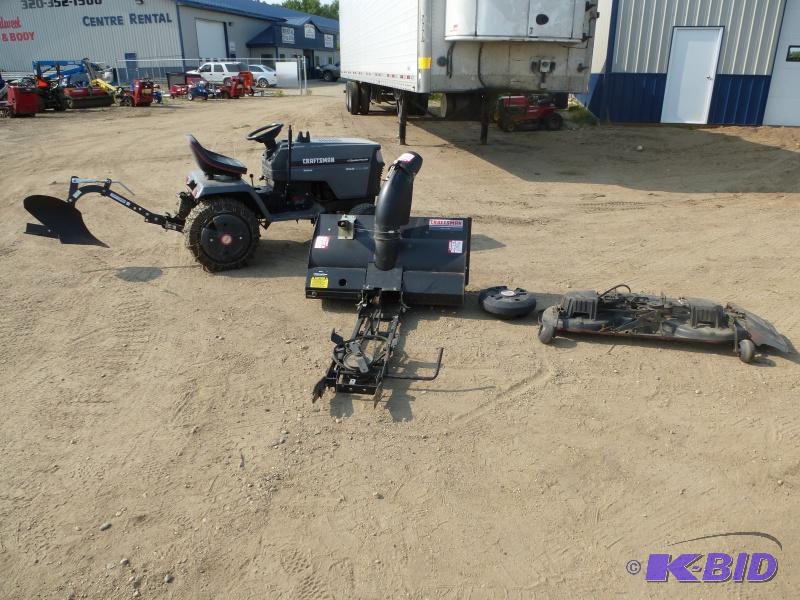 Craftsmen&nbspLawn Tractor Has 18 Hp Kohler...
