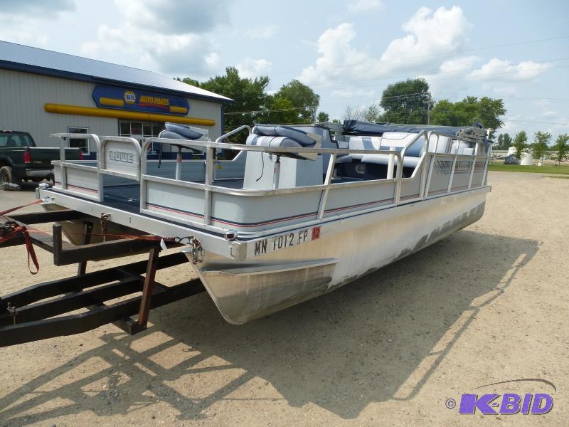 1989 Lowe Line Pontoon Model 200 20 pontoon...