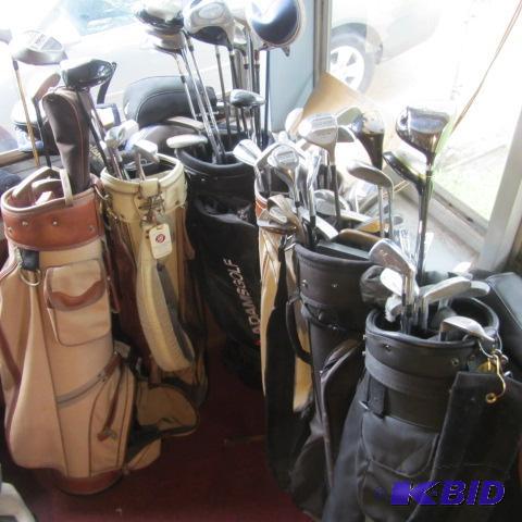 Golf Clubs and Bags