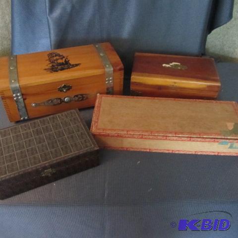 Jewelry and Cigar Boxes
