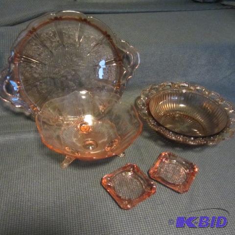 Pink Depression Glass