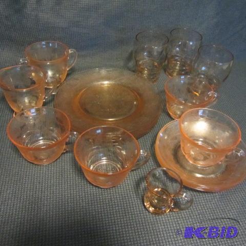 Pink Depression Glass