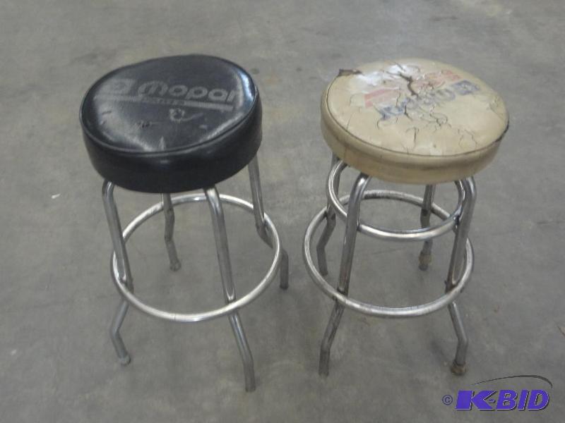 (2) Shop Work Stools...