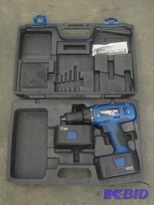 Delta 18Volt Cordless Drill Set (No Charger)...